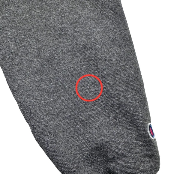 Champion x GT | Unisex | Gray Eco-Fleece Quarter Zip Sweatshirt | Medium - Picture 14 of 14